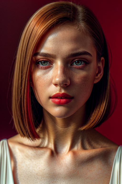 red eyes pic girl aesthetic